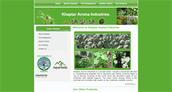 Desktop Screenshot of khaptarherbs.com